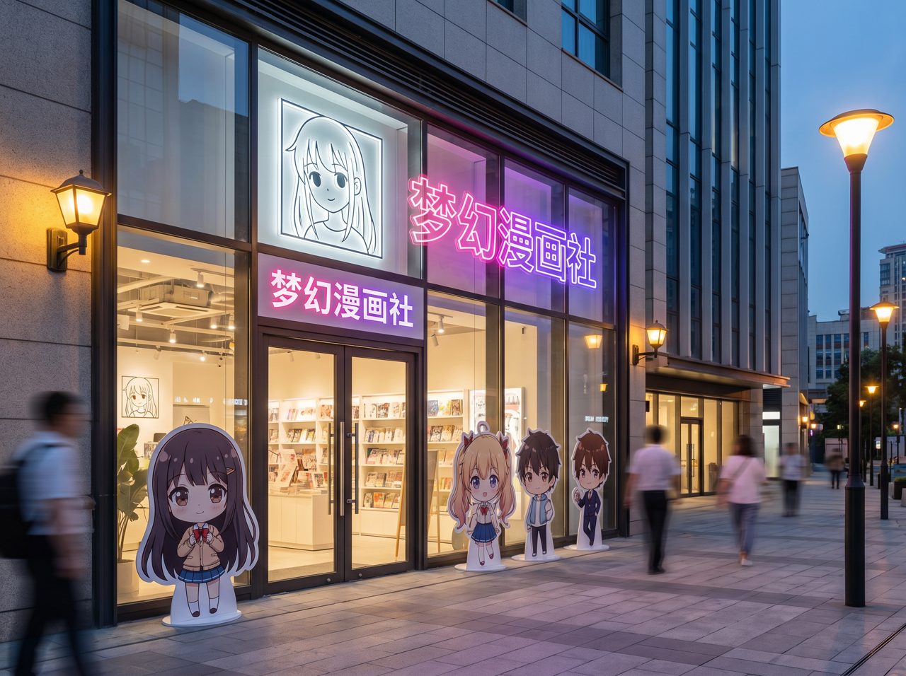 tx溏心漫画线下创作中心门店外观